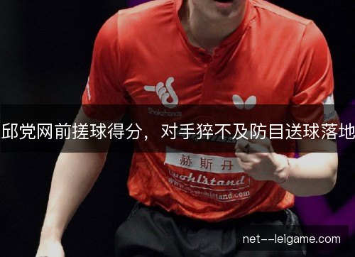 邱党网前搓球得分，对手猝不及防目送球落地